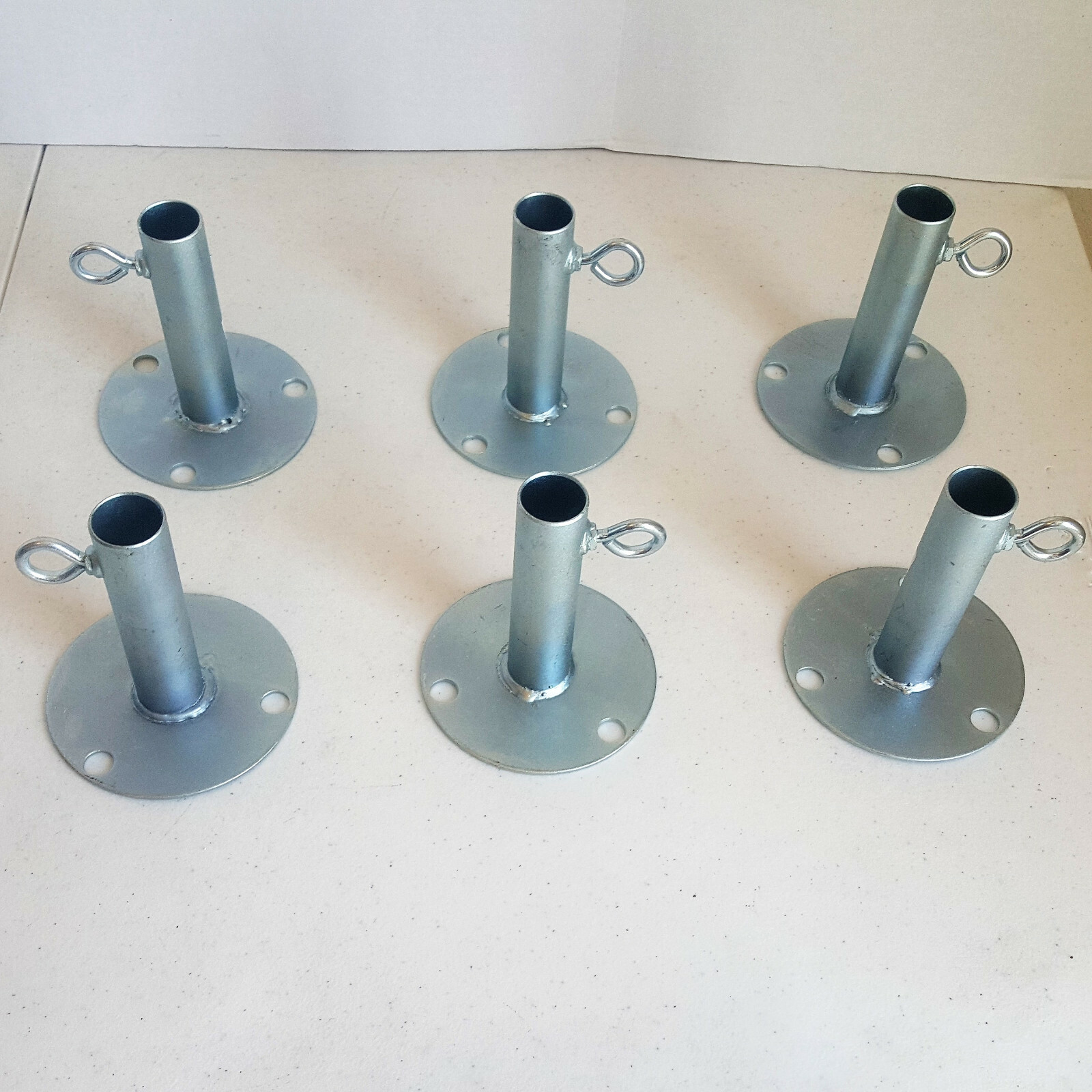 6pc Foot pads 1 3/8" Heavy Duty Fitting Canopy Carport Patio Gazebo Booth (FVFP)