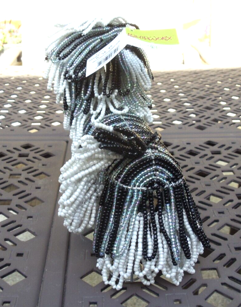 Beaded land: Long-haired Shih Tzu