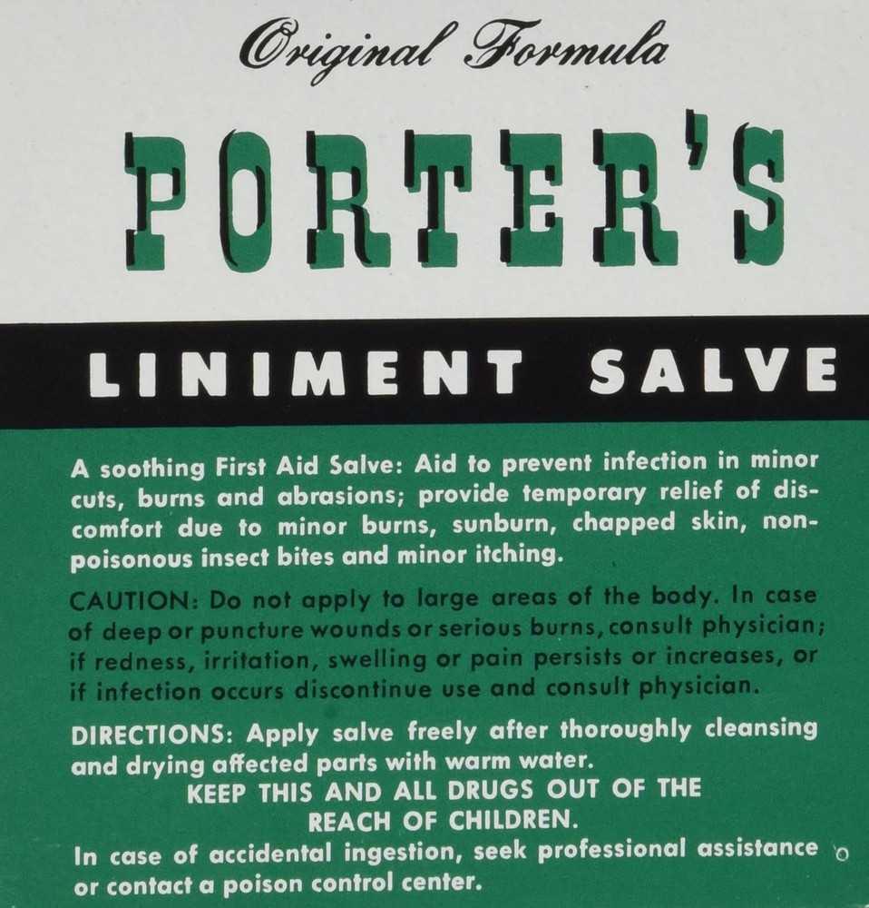 Porter's Liniment Salve, 2 Count