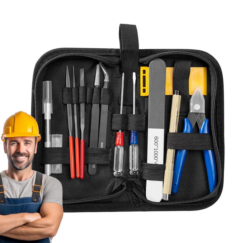 14PCS Gundam Model Tools Kit Modeler Basic Tools Craft Set For Gundam Car Model