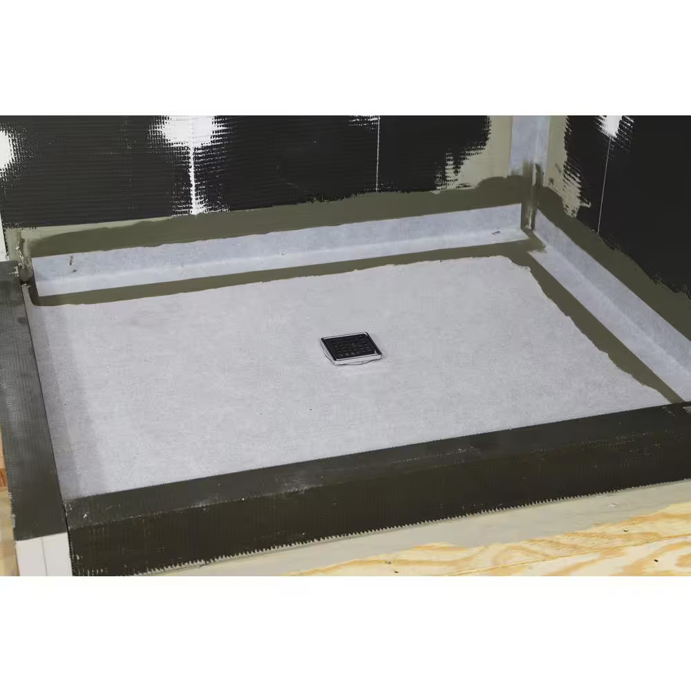 Everbilt Watershield Shower System 4 in. BRONZE Square Grid Drain Grate