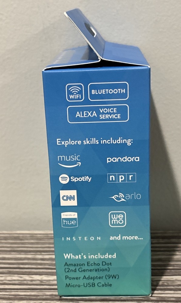 Amazon Echo Dot (2nd Generation) Smart Speaker Black New Factory Sealed