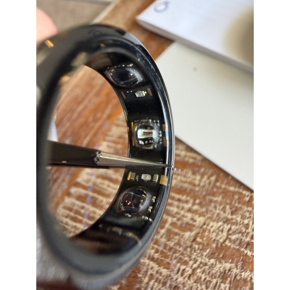 Oura Ring Generation 3 Activity Tracker Heritage Style Black Size 10
