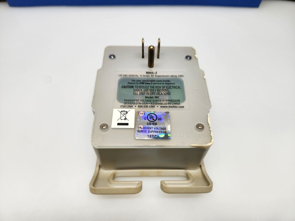 ITW Linx Surge Protector Two Plugs