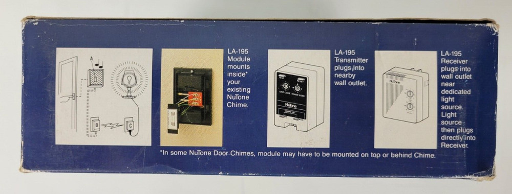 NOS NuTone Visual Door Chime LA-195