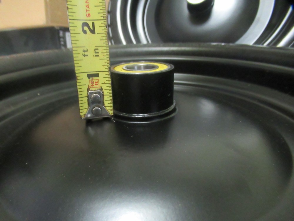 2 Pack 13" Flat free Solid Wheels with 5/8" Axle Bore Hole