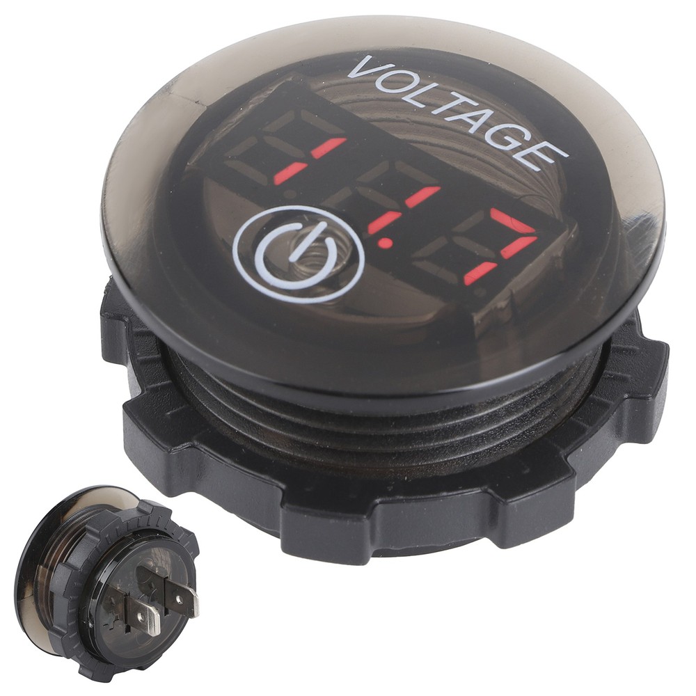 Digital Voltmeter Voltage Meter Universal With Touch Switch For Car Motorcy JGRR