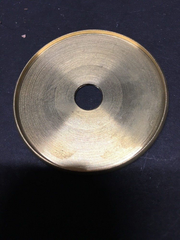 SOLID BRASS 2” Inch TURNED CHECK RINGS unfinished slips 1/8IPS (3/8" hole) NOS