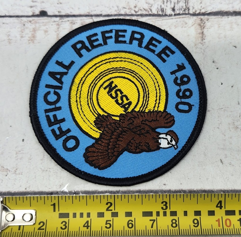 NSSA Official Referee Skeet Shooting 1990 Patch and Sticker