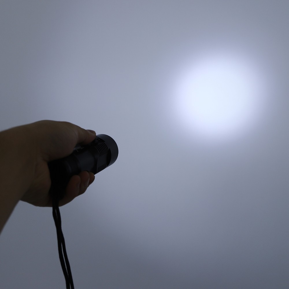 LED Dive Light, Waterproof Compact Bright Diving Torch, Submersible Flashlight