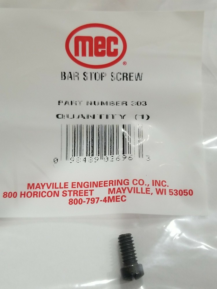 Mec Bar Stop Screw HDW303