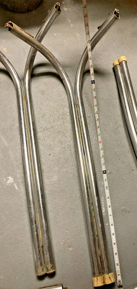 Vintage Chrome Kitchen Table Legs