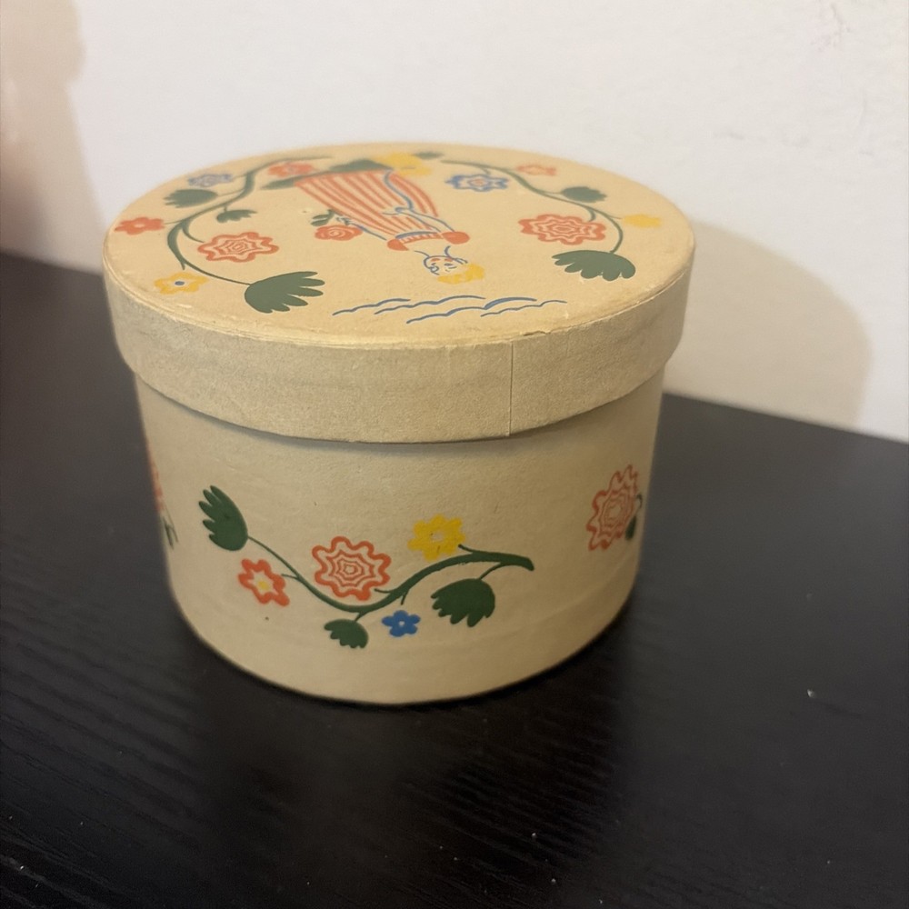 Vintage Old Spice Dusting Powder Cardboard Container, Empty