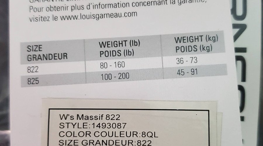 Louis Garneau Women's Massif 822 Snowshoes, BOA, Black/Pink (Users 80-160lbs)