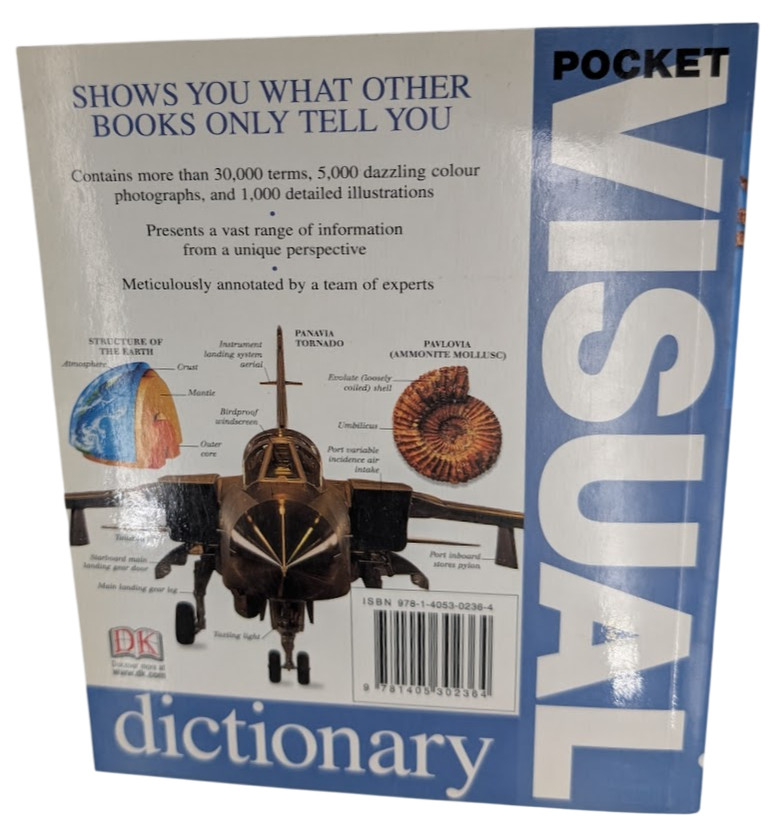 Pocket Visual Dictionary DK 2003 Art Encyclopedias Reference Illustrated Guide