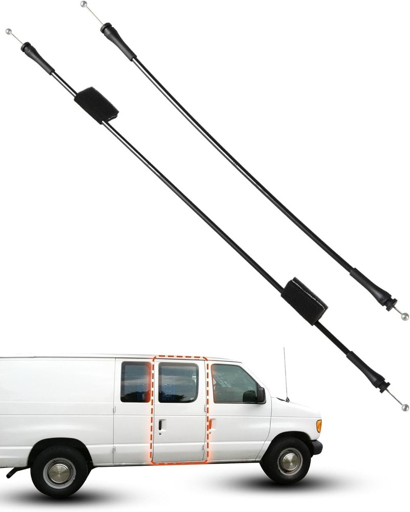 Right Side Door Latch Release Cable Compatible with Ford E150 E250 E350 E450 ...
