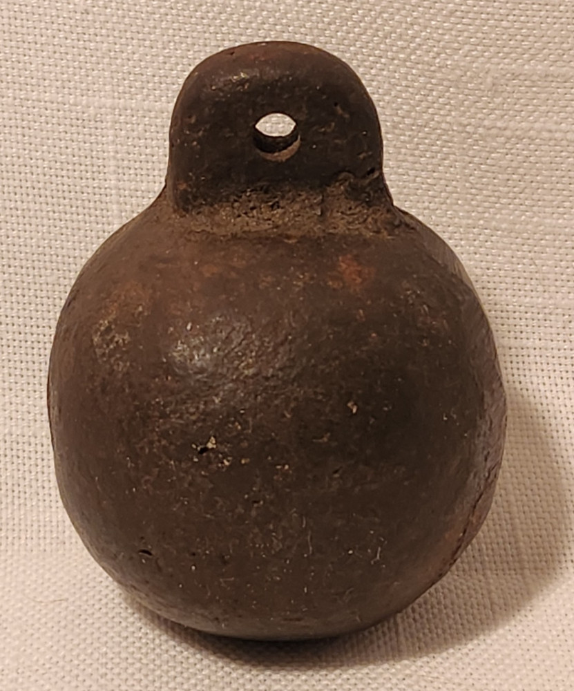 Antique Solid Cast Iron Measuring Weight 1lb 2.3oz