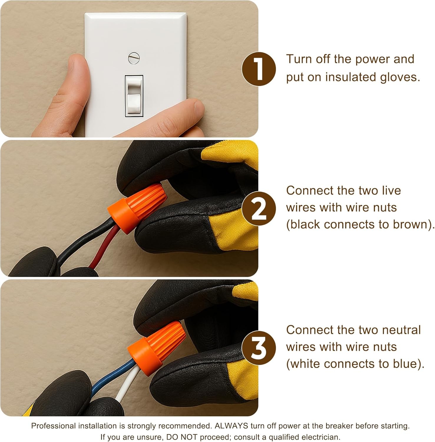 Hardwired Under Cabinet Lighting for Kitchen,24inch120V Wired Undercounter Led S