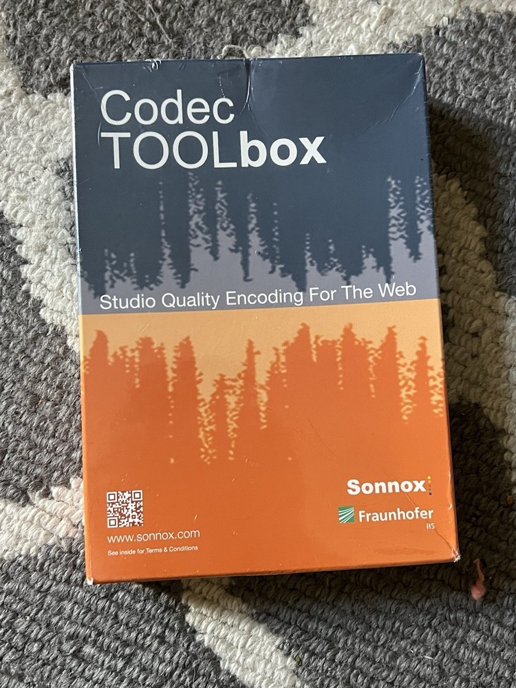 New / Unopened Sonnox Fraunhofer Codec TOOLbox Song Mastering Encoding