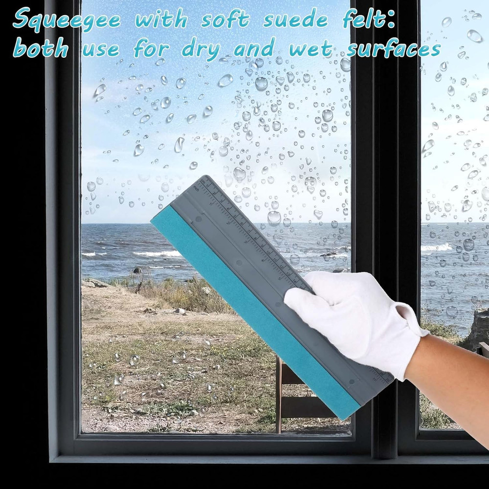 Felt Squeegee 1Pcs 12" Vinyl Squeegee Tool Wallpaper Tools Window Tint Squeegees