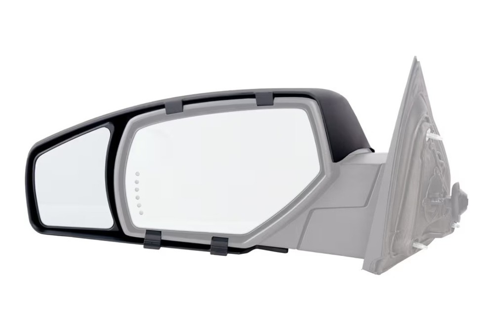 K SOURCE Snap & Zap 80910 Custom Fit Towing Mirror