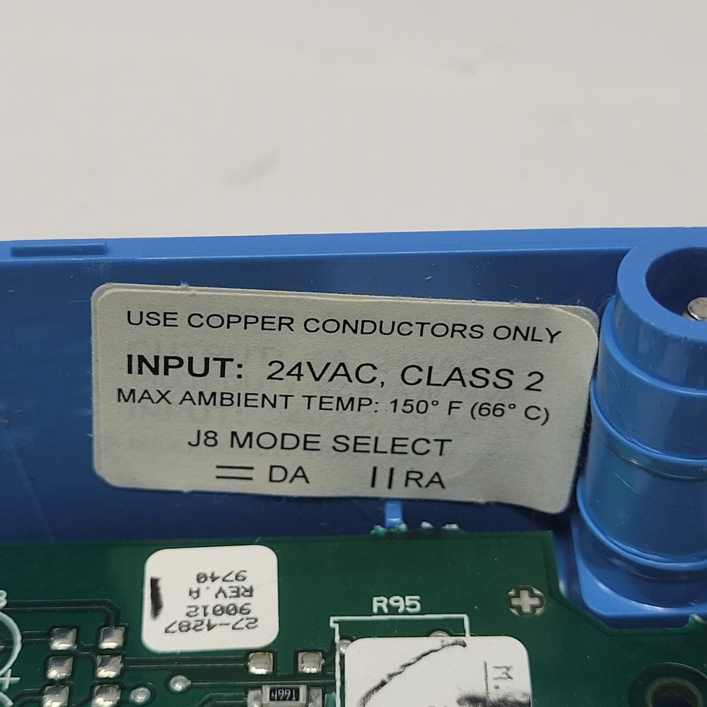 Johnson Controls A350SS-2C, A350S, Temperature Control Module, 24VAC - USED