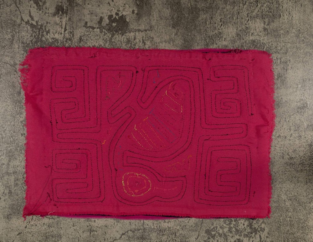 Traditional Pink Jungle Bird Mola