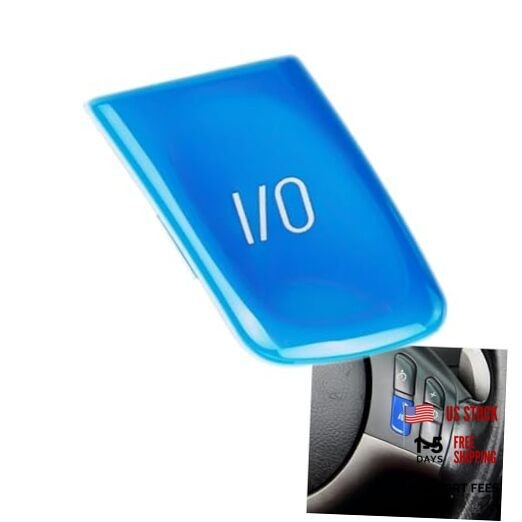 Car Steering Wheel Control Switch Button Cover Replacement for M3 E46 1998 Blue
