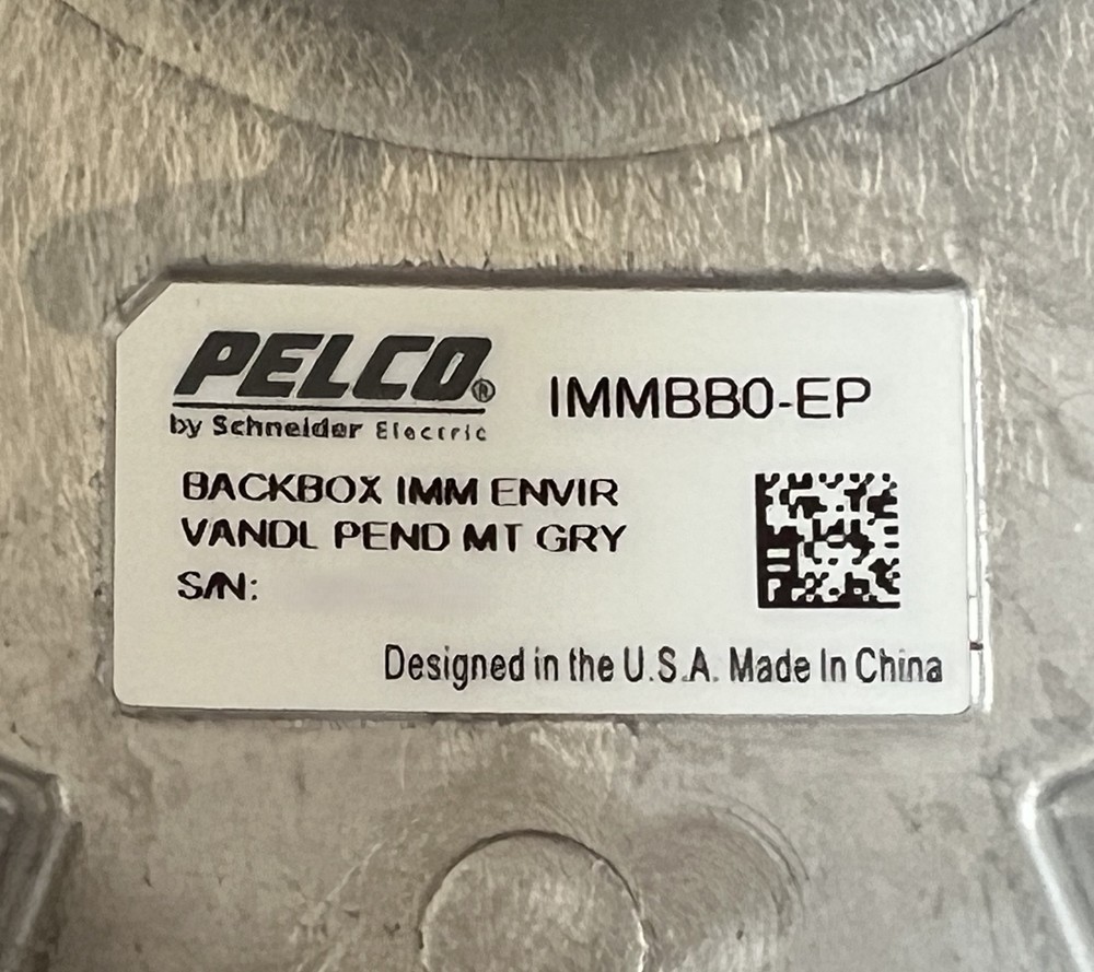 Pelco IMM12027-E-BASE 12 Megapixels 270 deg Panaramic Network Camera