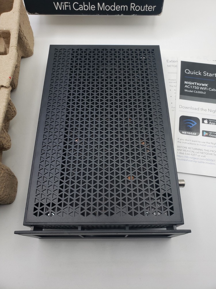 NETGEAR AC1750 Wi Fi Cable Modem Router Open Box!