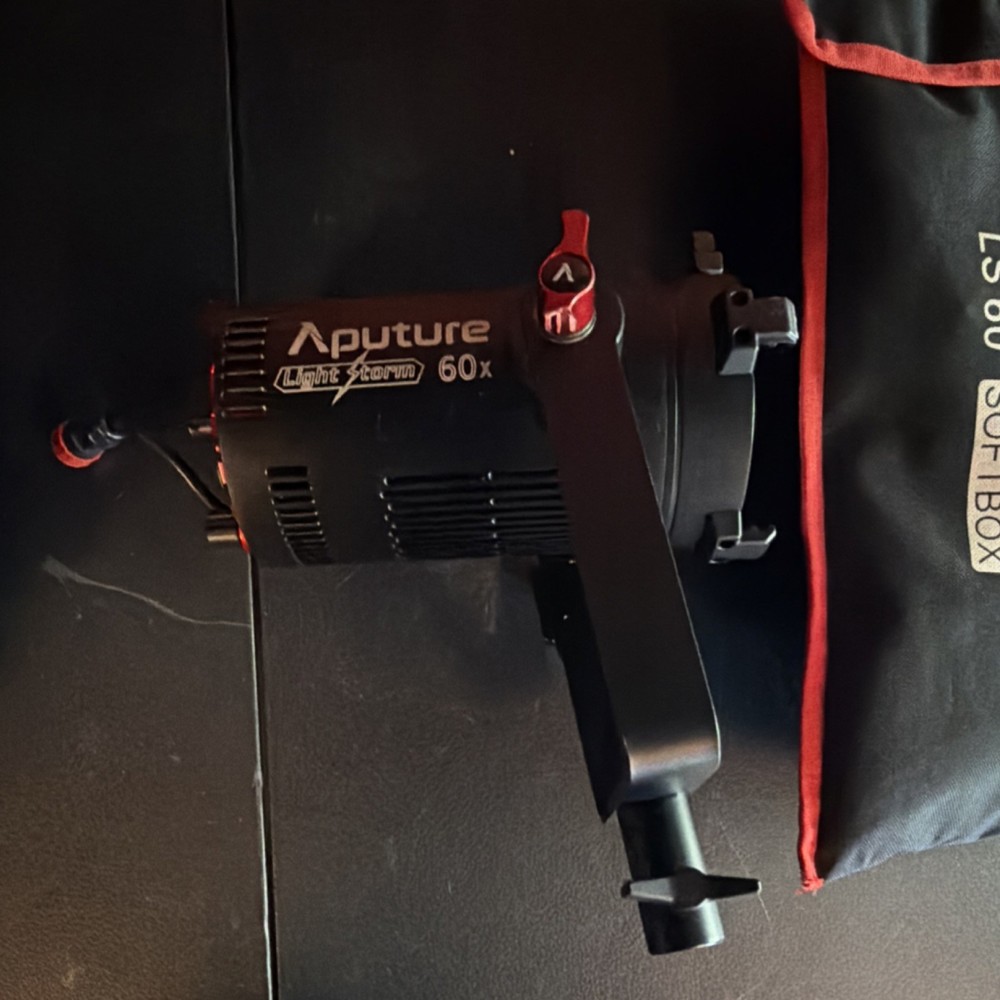Aputure Light Storm 60x 60W LED Continuous Light w/ Case, Adapter & Cable