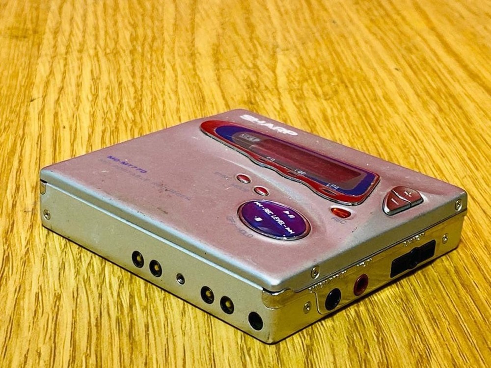 Sharp MD-MT770 Portable MD Recorder Made in Japan Untested