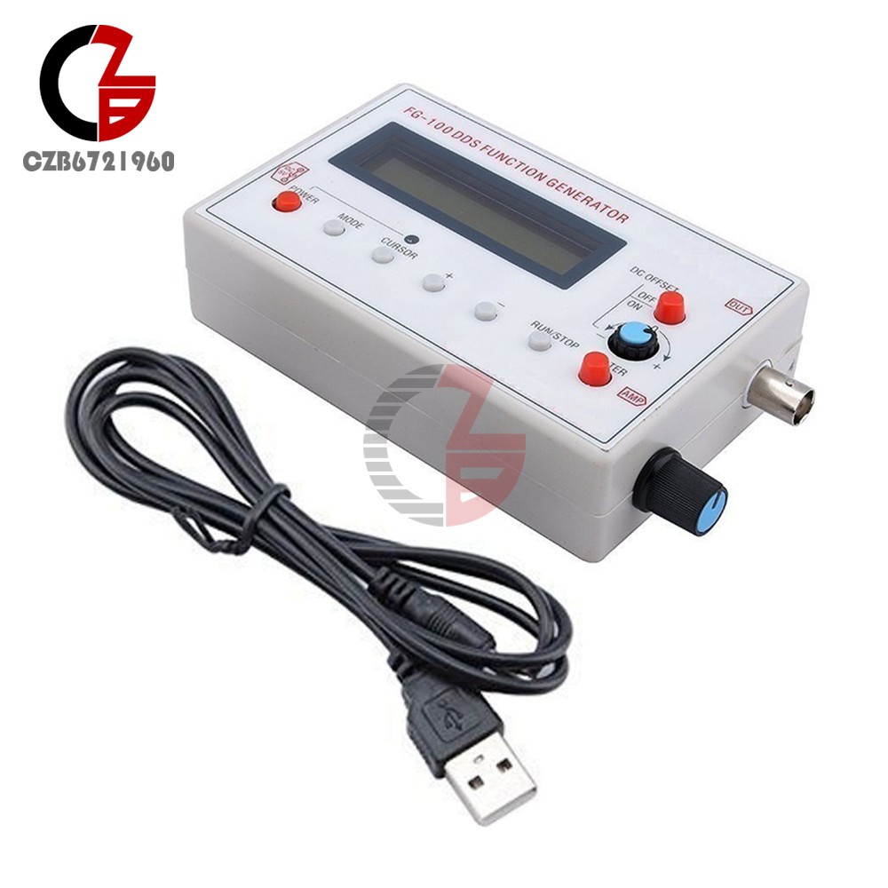 FG-100 DDS Function Signal Generator Module 1Hz-500KHz Sine+Triangle+Square Wave