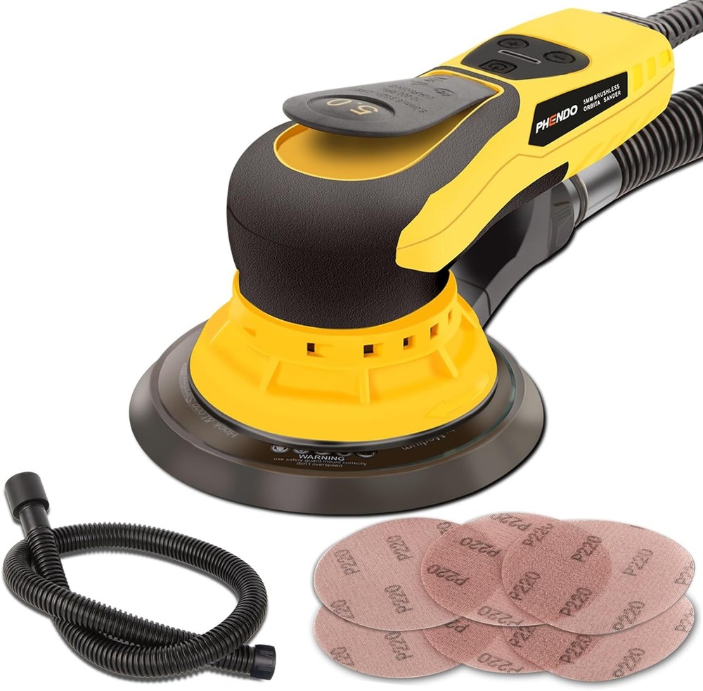 Electric Random Orbital Sander Brushless 350W 3A Multi-function Ks-02-150-5.0