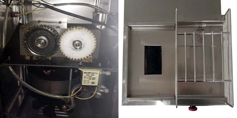 QSJ-T 8mm Double Blade Shredded Meat Cutting Machine Meat Slicer 550lbs/h ﻿110V