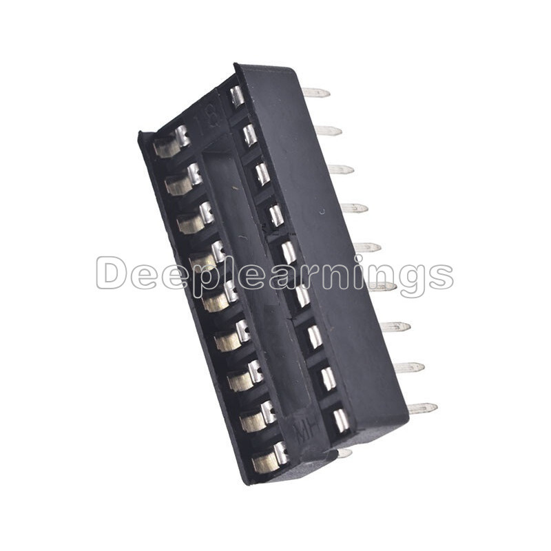 50PCS 18-Pin Socket Pcb Mount Connector Dil Dip Develope Ic NEW