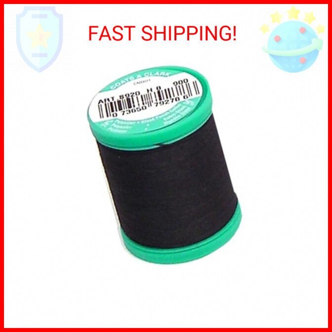 Dual Duty Plus Button Thread 50yds - Black