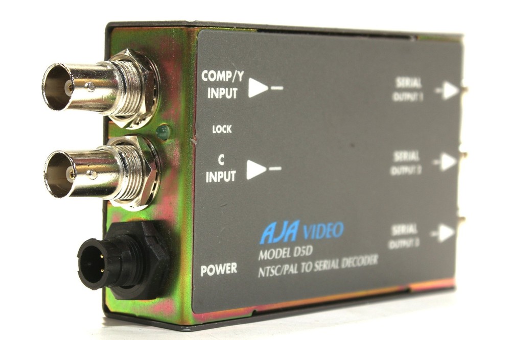 AJA Model D5D Video Converter NTSC/PAL to Serial Decoder Digital