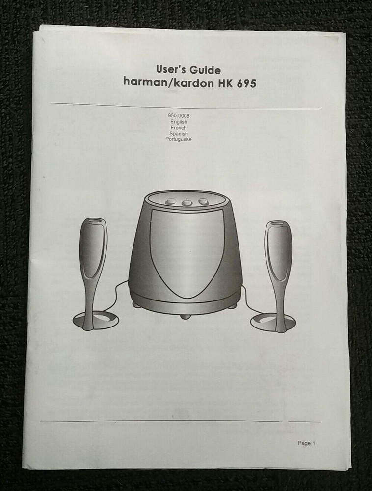 Harman/Kardon HK-695 User's Guide