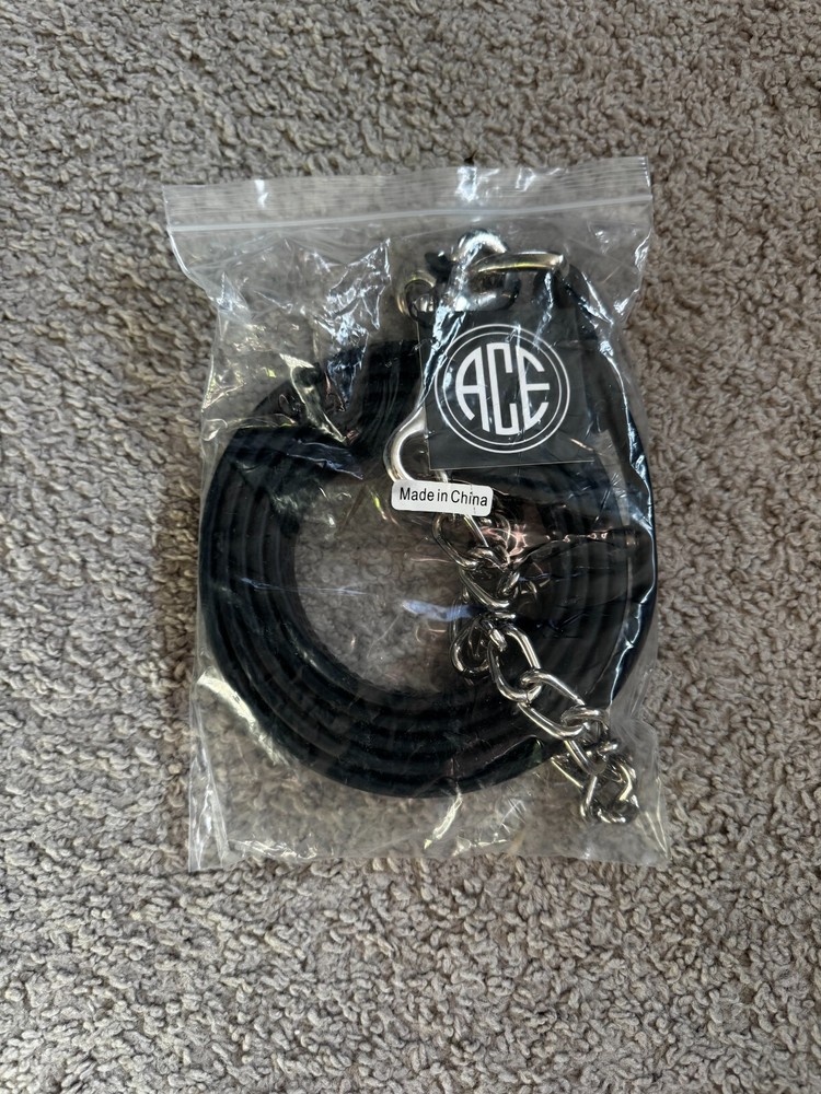 ACE PRO4MANCE Com4rt Grip Horse Lead w/ Chain
