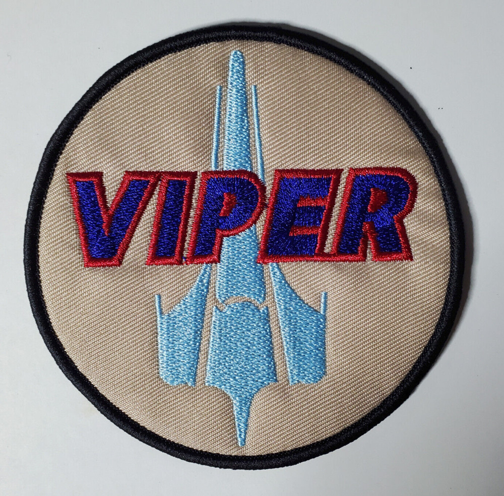 Battlestar Galactica VIPER Squadron  Logo 4"  Uniform Patch-Mailed from USA