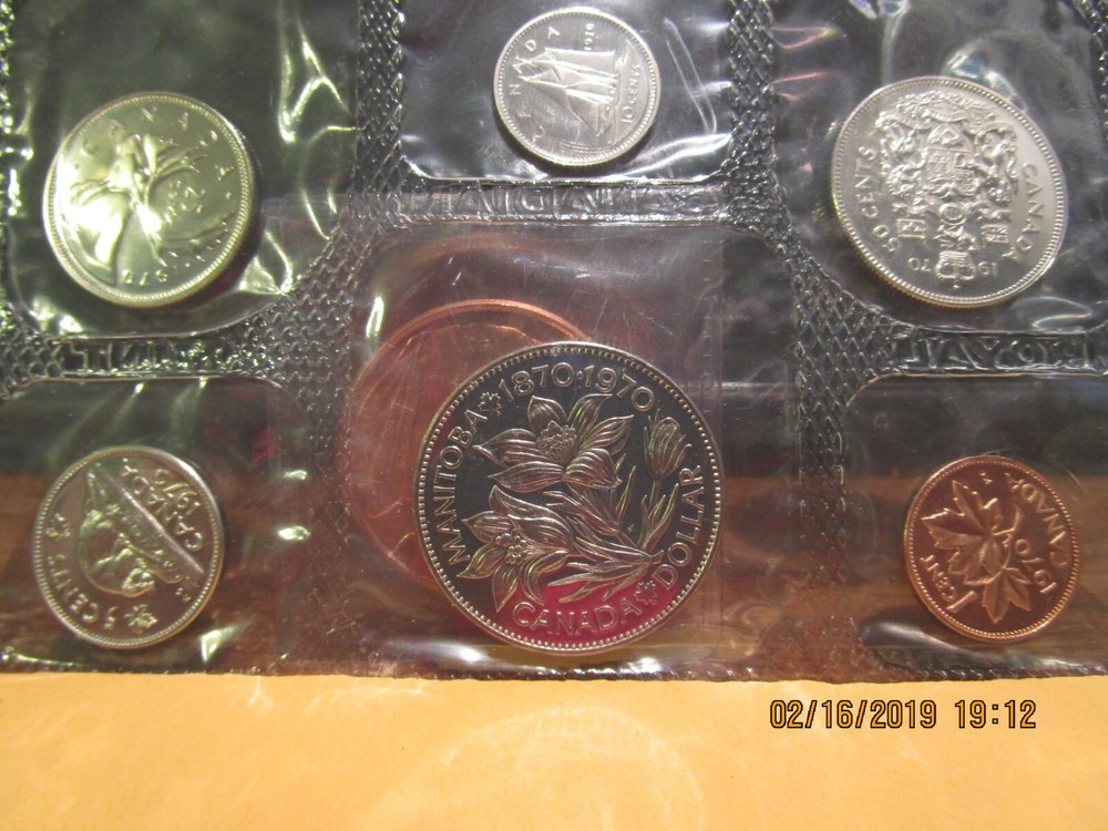 1970 Canadien Proof Like Set +++++ (6)