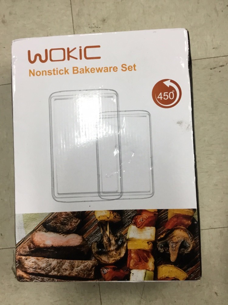 Nonstick Baking Pans Set, 5-Piece Kitchen Baking Sheets For Oven, Bakeware Sets