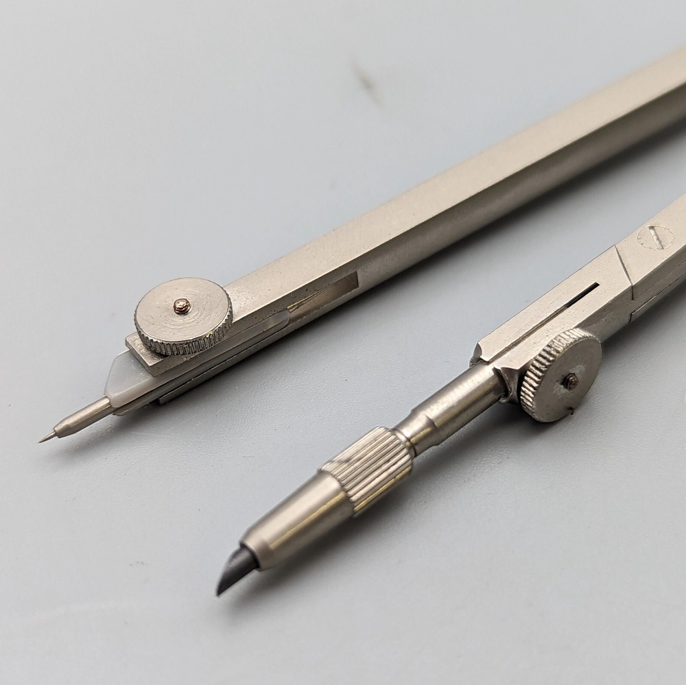 rotring Drafting Compass w/ Attachment & Case Germany