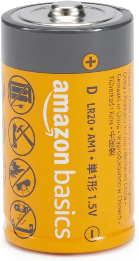 Amazon Basics 96 count - D Cell Alkaline Batteries, 1.5 Volt Exp 2030