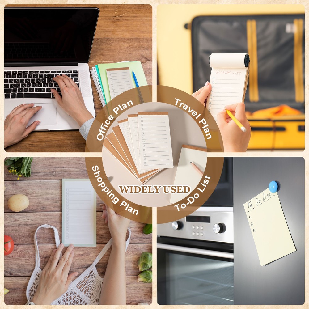 8 Pcs Small Notepads Portable Field Notes for Work Office,Grid/Planner