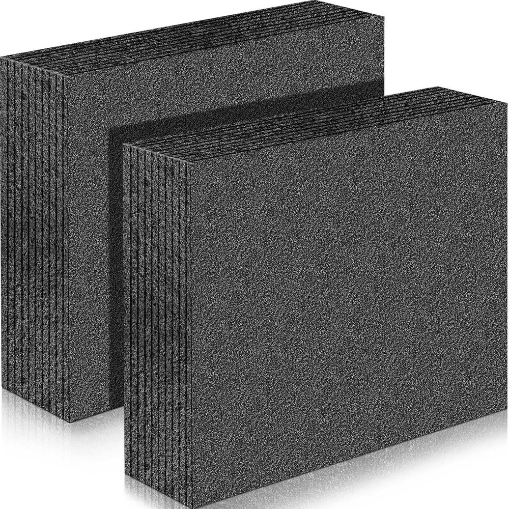 Versatile Black Polyethylene Foam Sheets - 2 Pcs, Cuttable for Custom Needs!