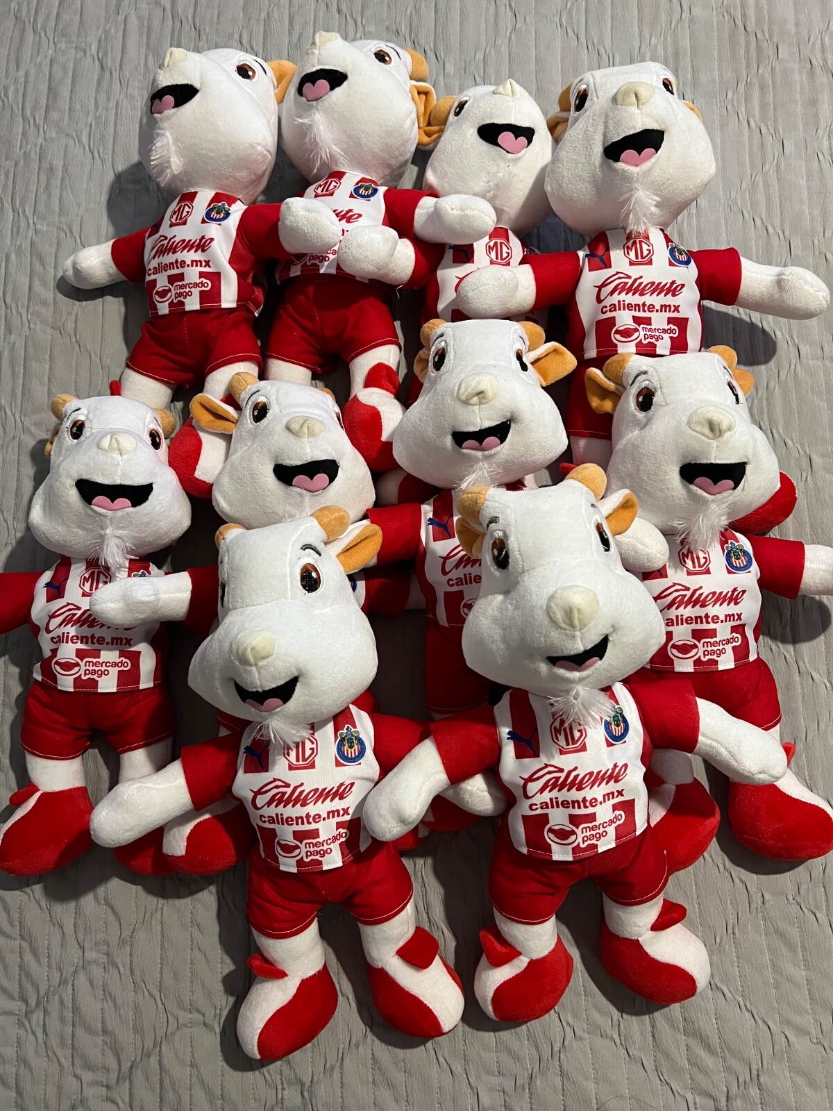 STUFFED ANIMAL  CHIVAS RAYADAS  DEL GUADALAJARA LIGA MX MASCOTA