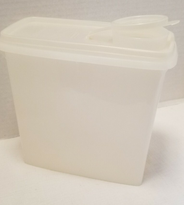 VINTAGE Tupperware #469 Small Cereal Keeper Storage Container Sheer W/Seal