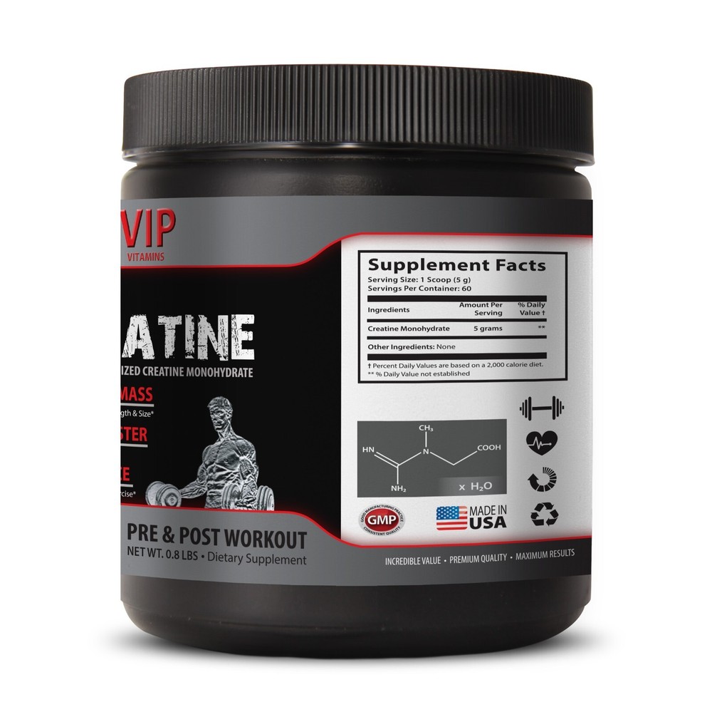 muscle gain - MICRONIZED CREATINE 300G - athletic performance 1 CAN